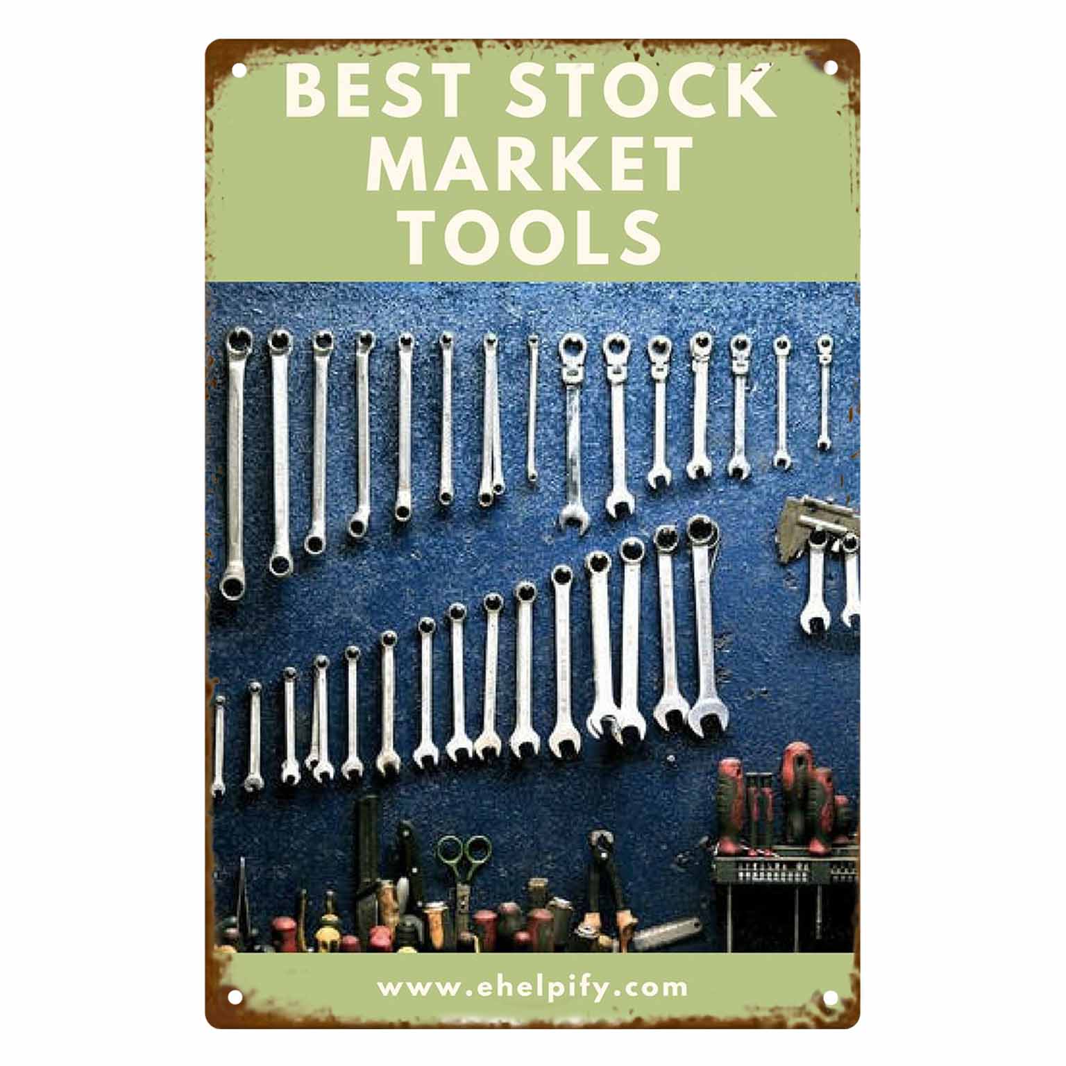 Gardening Tools Best - 2D PŁASKA METALOWA TABLICA DEKORACYJNA 1