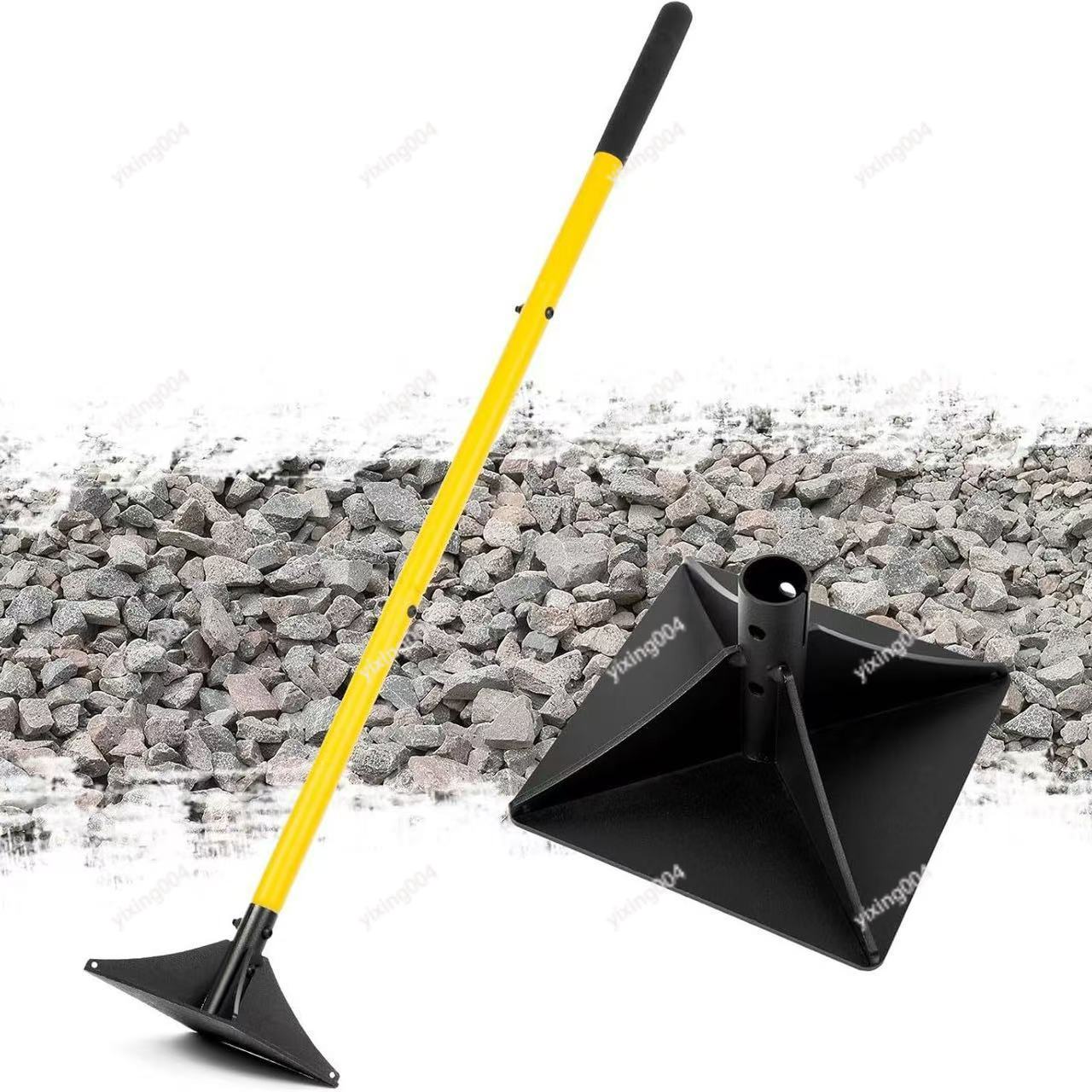 Gardening Tools Hand - Odłączany stalowy ubijak do ziemi, narzędzie
