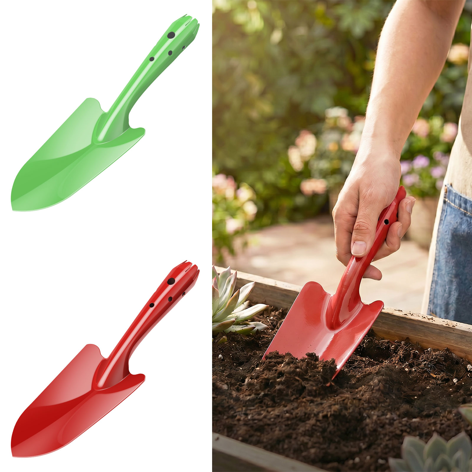 Gardening Tools Trowel - Łopatka ogrodowa odporna na rdzę, metalowa