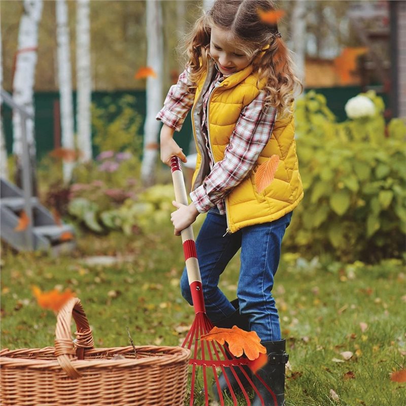 Gardening Tools Best - ABXE-Zestaw narzędzi ogrodowych dla dzieci, drewniany,