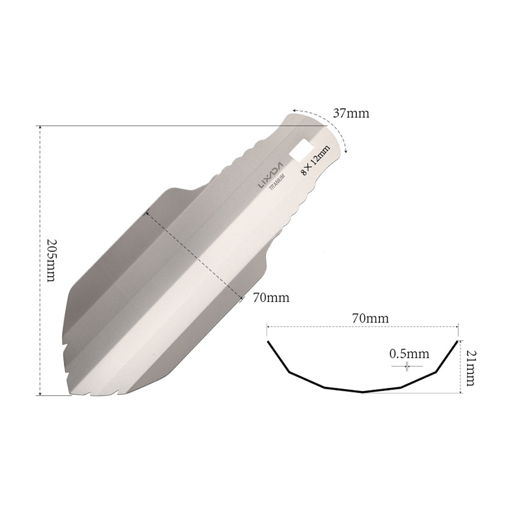 Łopatka ogrodowa tytanowa Lixa – Gardening Tools Trowel recenzja i cena