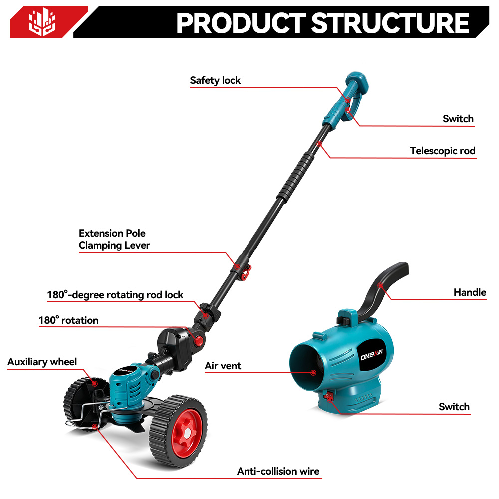 ONEVAN 3w1 2500W Elektryczna K – Gardening Tools Battery Powered recenzja i cena