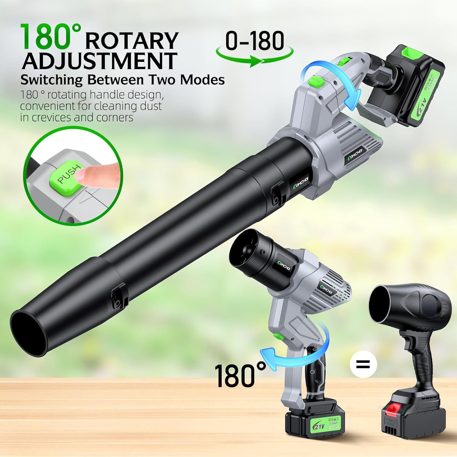 Bezprzewodowy elektryczny dmuc – Gardening Tools Battery Powered recenzja i cena