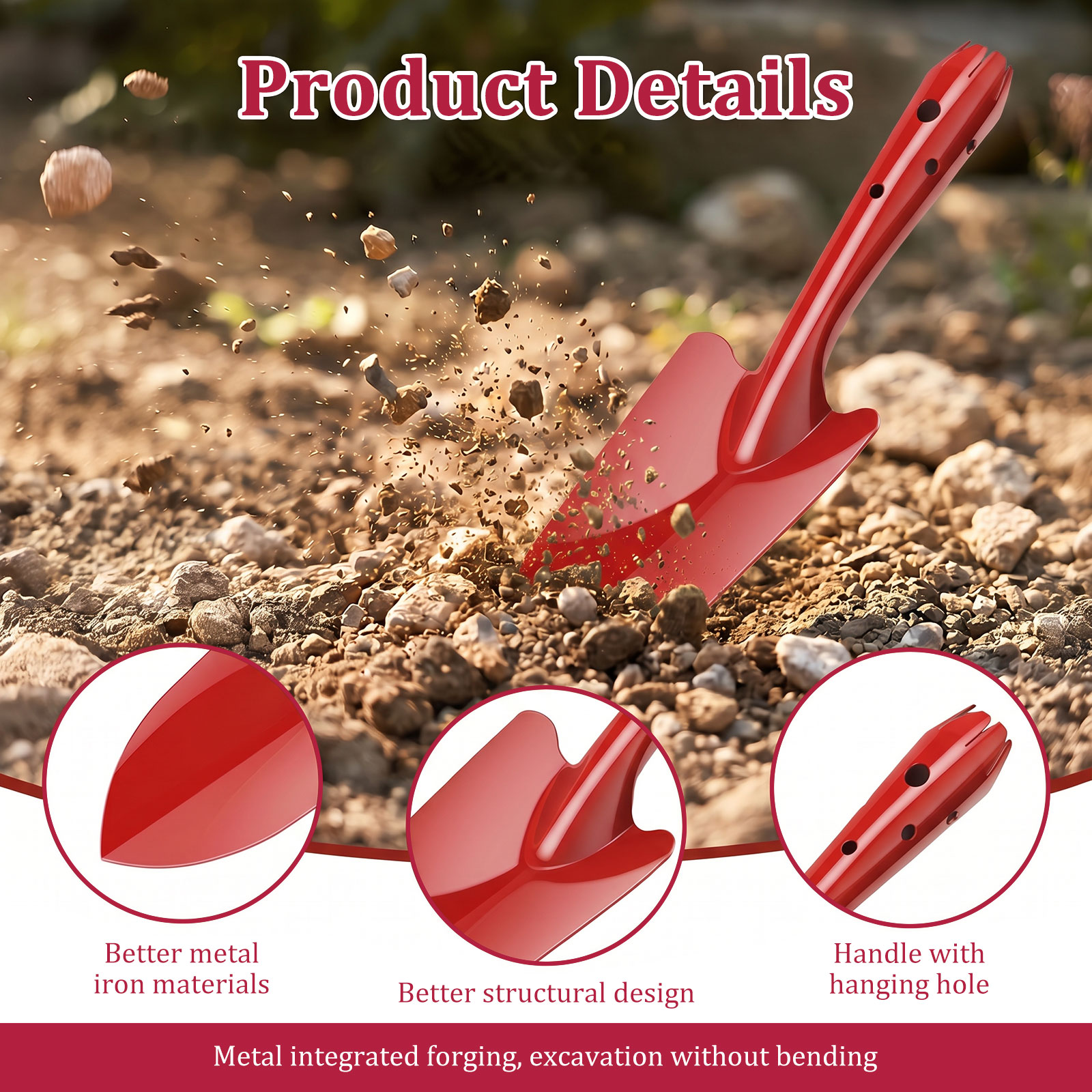 Łopatka ogrodowa odporna na rd – Gardening Tools Trowel recenzja i cena