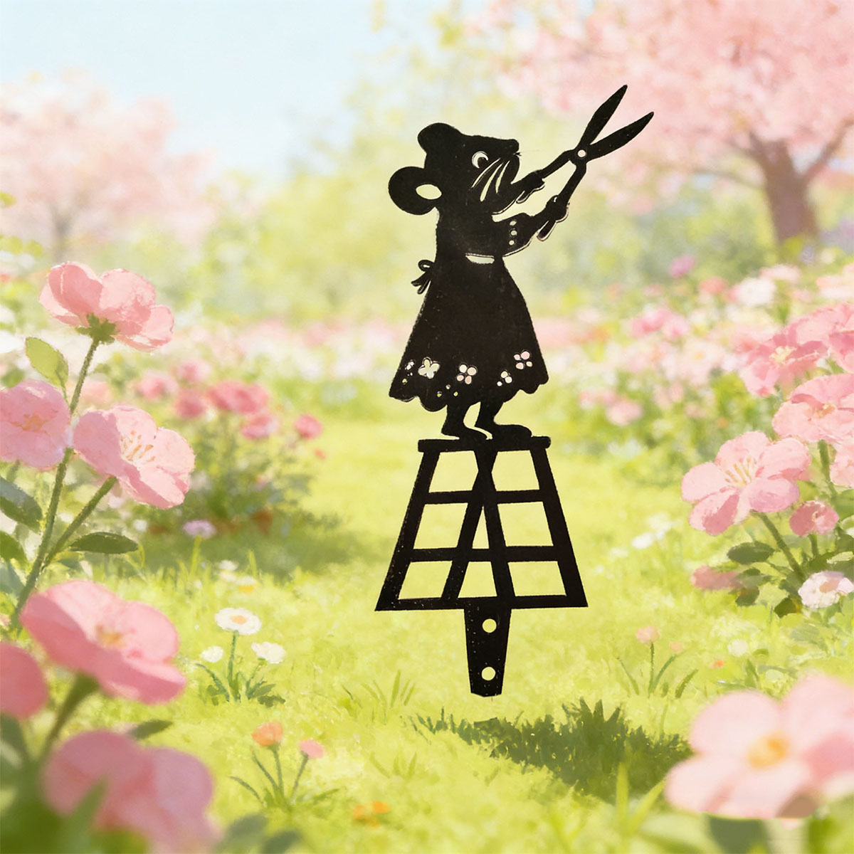 Czarna metalowa kolumna ogrodo – Gardening Tools Basic recenzja i cena