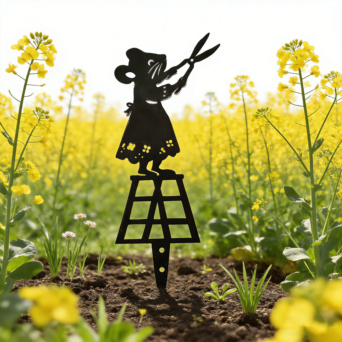 Czarna metalowa kolumna ogrodo – Gardening Tools Basic recenzja i cena