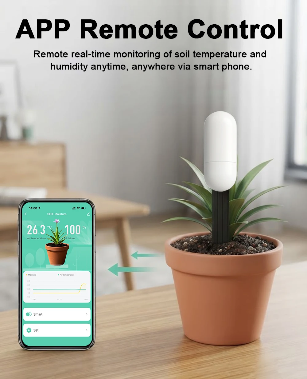 Czujnik wilgotności i temperat – Moisture Meter Plant recenzja i cena