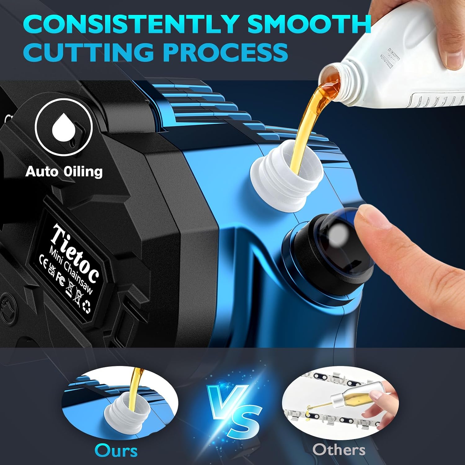 Mini pilarka łańcuchowa, 6-cal – Gardening Tools Battery Powered recenzja i cena