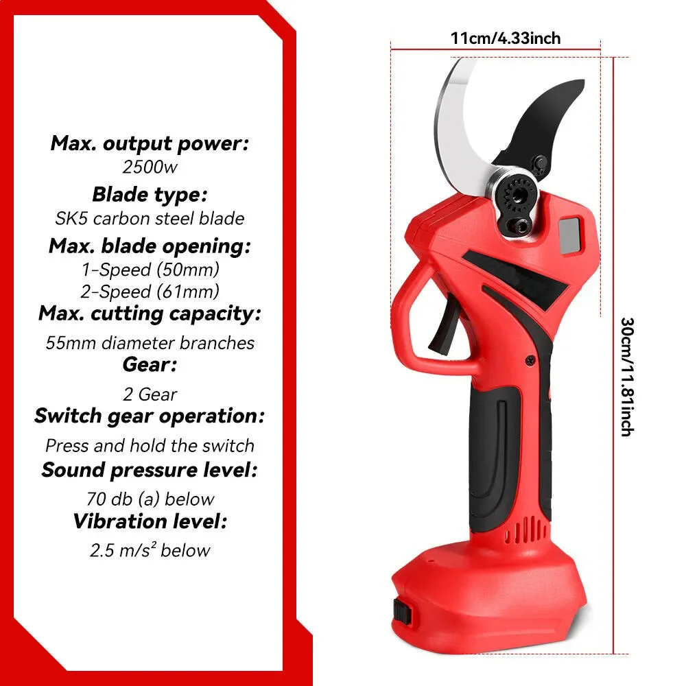 55mm bezszczotkowe nożyce elek – Gardening Tools Battery Powered recenzja i cena