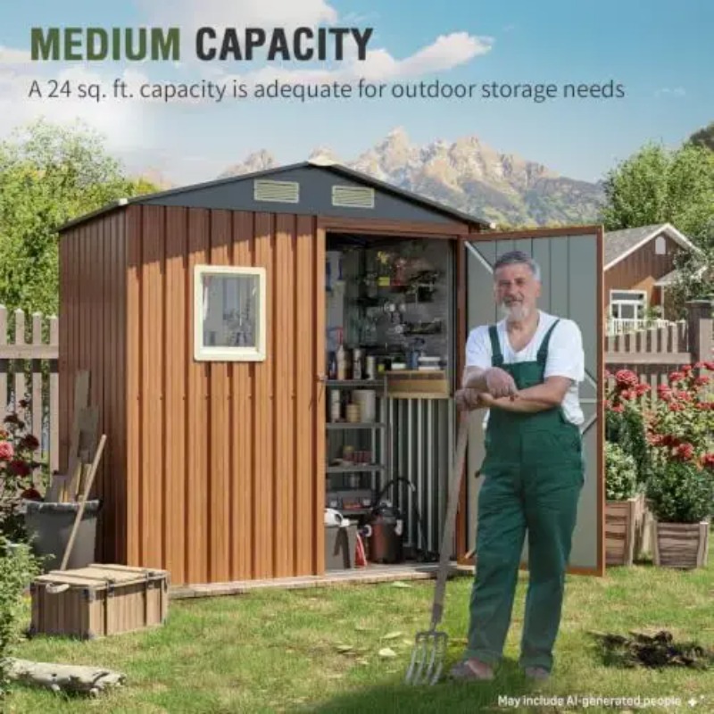 Szopa ogrodowa 6x4 stopy, zamy – Gardening Tools Storage recenzja i cena