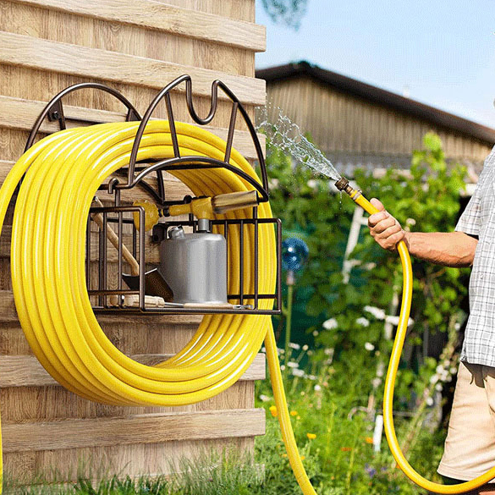 Uchwyt ścienny na wąż ogrodowy – Gardening Tools Holder recenzja i cena