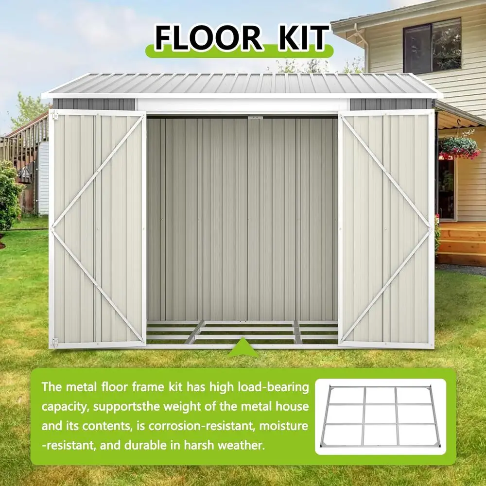 Metalowy schowek ogrodowy o wy – Gardening Tools Storage recenzja i cena